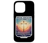 L'educazione speciale cristiana è il mio insegnante di ministero educatore Custodia per iPhone 14 Pro Max