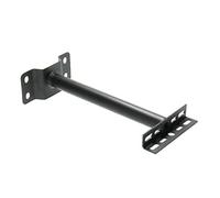 LEDUNI Supporto con braccio per montaggio di faretti da parete da 30 cm Materiale acciaio finitura nera per illuminare cartelloni pubblicitari e compatibile con proiettori LED esterni