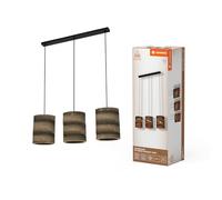 LEDVANCE a 3 luci Decor Cardboard Cilindro marrone in cartone ondulato, E27, lun