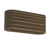LEDVANCE a 3 luci Decor Cardboard Ovale marrone in cartone ondulato, E27, lunghezza 600 mm, in materiale riciclato, sostenibile grazie alla sorgente luminosa sostituibile, facile da installare