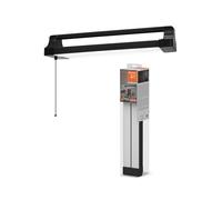 LEDVANCE a LED Office Line doppia ruotabile, nera, 24W, 2700lm, colore della luce bianco freddo che migliora la concentrazione, corpo della ruotabile, lunga durata, IP20, 4000K