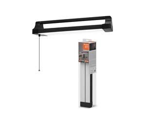LEDVANCE a LED Office Line doppia ruotabile, nera, 24W, 2700lm, colore della luce bianco freddo che migliora la concentrazione, corpo della ruotabile, lunga durata, IP20, 4000K