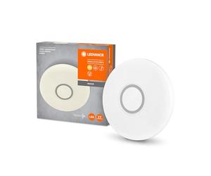 LEDVANCE Apparecchio LED da Parete e Soffitto, Apparecchio in Ottica Glitter per Interni, Bianco Caldo, Modalità di Funzionamento Modificabili con Un Clic,Diametro 340mm,Orbis Sparkle Dot Click Sensor