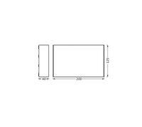 LEDVANCE Applique da esterno Endura Style Ilja, grigio scuro LEDVANCE