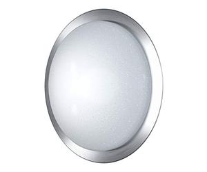 LEDVANCE Applique e Plafoniera LED con Ottica Cielo Stellato per Interni, Colore della Luce Variabile, Funzione Dimming e Luce Notturna Controllabile con Telecomando, Diametro 420mm,Orbis Tray Sparkle