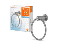 LEDVANCE BATHROOM portasciugamani con luce notturna, 0,18W, 10lm, luce bianca calda 3000K, batteria inclusa, sensore di luce diurna e di movimento, lunga durata, protezione IP44, risparmio energetico