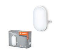 LEDVANCE Bulkhead LED 4W/7W/9W CCT Bianco IP65, lampada da parete/soffitto con gabbia protettiva, luce da interrato, luce a prova di umidità