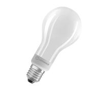 LEDVANCE Classic LED E27 Pera Filamento Ghiaccio 18W 2452lm - 827 Bianco Molto Caldo | Dimmerabile - Sostitua 150W