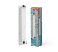 LEDVANCE da parete/specchio LED ORBIS Tube, cromata, vetro con effetto bolle, 9W, 900lm, dimmerabile, 3000/4000K, diametro 40cm, protezione IP44 contro corpi estranei/spruzzi d'acqua