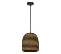 LEDVANCE Decor Cardboard Ball Bell marrone in cartone ondulato, E27, diametro 26