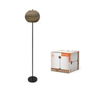LEDVANCE Decor Cardboard Ball marrone in cartone ondulato, leggera, E27, altezza
