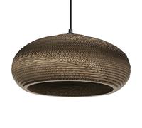 LEDVANCE Decor Cardboard Drop marrone in cartone ondulato, leggera, E27, diametr