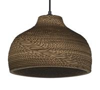LEDVANCE Decor Cardboard Hat marrone in cartone ondulato, leggera, E27, diametro