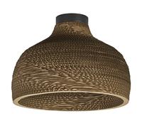 LEDVANCE Decor Cardboard Hat marrone in cartone ondulato, leggera, E27, diametro