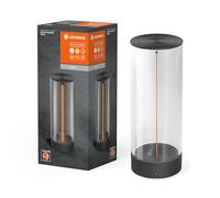 Ledvance DECOR FILAMENT Lampada da tavolo a LED, 240 mm, grigio scuro, 1,2 W, 105 lm, design a filamento moderno, controllo della luminosità individuale, dimmerabile, tecnologia touch, batteria al