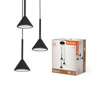 LEDVANCE Decor Fuji 3xPendente, 13W, 3000K in nero