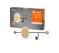 LEDVANCE DECOR Perchero gancio appendiabiti, 770mm, grigio, uso combinato di appendiabiti e luce, modulo LED integrato con colore della luce bianco caldo (3000K), grado di protezione IP20