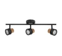 LEDVANCE DECOR SPOT CORK 3 x 3,4W, 690lm, nero, faretto, teste orientabili, util