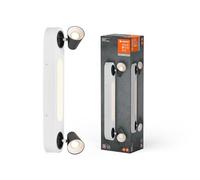 LED Plafoniera da Parete Decoro 2 Spot Neptune Bianco 20W 1630lm Caldo 3000K [EEK: G]