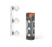 LEDVANCE DECOR SPOT PLUTO, 14,4W, 960lm, bianco, faretto, teste orientabili, versatile, faretto per interni, colore della luce bianco caldo, ottica di alta qualità, facile da installare