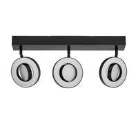 LED Plafoniera Faretto Spot Saturn Nero 29W 3270lm 3000K/4200K/6500K Cct [EEK: E]