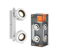 LEDVANCE DECOR SPOT VENUS, 10,5 W, 450 lm, bianco, faretto, teste orientabili, versatile, spot per interni, colore della luce bianco caldo, ottica di alta qualità, facile da installare