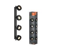 LEDVANCE Venus Faretto LED da soffitto, 3.000 K, a 4 luci, nero LEDVANCE