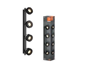 LEDVANCE DECOR SPOT VENUS, 21W, 910lm, nero, faretto, teste orientabili, versatile, faretto per interni, colore della luce bianco caldo, ottica di alta qualità, facile da installare