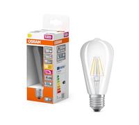 LEDVANCE Dimbare - Lampada a LED Edison, 5,8 W, luce bianca calda