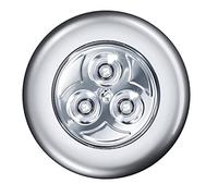 LEDVANCE Lampade LED con alimentatore a batteria: a parete, DOT-it® / 0,23 W, 4.5 V, Ampiezza fascio luminoso: 70°, Bianco freddo, 7000 K, Materiale: Copolimero acrilonitrile-butadiene-stirene (ABS), IP20