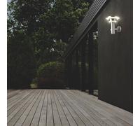 LEDVANCE Endura Solar Double Circle Parete acciaio inox LEDVANCE