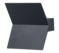 LEDVANCE ENDURA STYLE BAT 17,7cm - applique moderne con corpo in alluminio, luce esterna a LED, 9,5W, 3000K bianco caldo, 580 lumen, grigio scuro, lampada da esterno a forma di ala