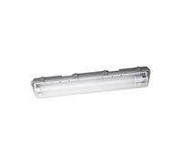 LEDVANCE ESSENTIAL - Lampada per ambienti umidi, 2 luci, 14 W, 1560 lm, luce bianca fredda, 4000 K, 651 x 108 x 64 mm, per ambienti con elevata umidità come cantina, classe di protezione IP65