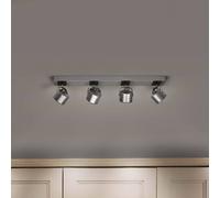 LEDVANCE Faretto da soffitto Jupiter, 3.000 K, a 4 luci, lungo LEDVANCE