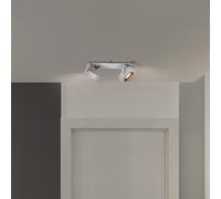 LEDVANCE Faretto da soffitto Venus, 3.000 K, a 2 luci, bianco LEDVANCE