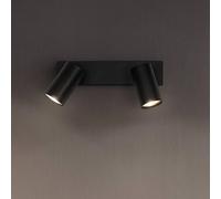 Ledvance Lampada A Soffitto LED Faretto Ottagono Nero 6,8W GU10 Bianco Caldo