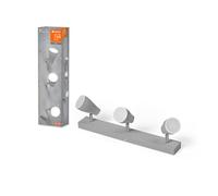 LEDVANCE Faretto LED SPOT PEAR GU10, grigio, 3X4.3W, 1050lm