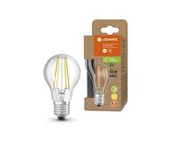 LEDVANCE Lampada a risparmio energetico a LED, lampadina a filamento di vetro, E27, bianco caldo (3000K), 4 watt, sostituisce lampadina da 60W, altamente efficiente, confezione da 1