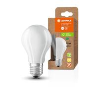 LEDVANCE Lampada a Risparmio Energetico, Lampadina Smerigliata, E27, Bianco Caldo, 3000K, 2,5 Watt, Sostituisce Lampadina da 40W, Efficiente E a Risparmio Energetico, Confezione da 1