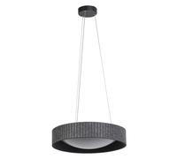 LEDVANCE Lampada a sospensione Décor Felt cilindrica 28W 830 grigio scuro