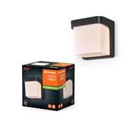 Ledvance Lampada da esterno Endura Style Ihsan Wall, 11 W, 550 lm, lampada da parete, grigio scuro, classe di protezione IP65, temperatura di colore 3.000 K, luce bianco caldo