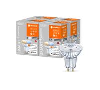 LEDVANCE Lampada LED intelligente con riflettore con tecnologia WiFi, base GU10, colore della luce variabile (2700-6500K), dimmerabile, sostituisce le lampade con riflettore da 40W, confezione da 4