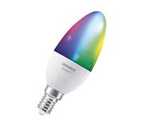 LEDVANCE Lampada LED intelligente con tecnologia WiFi, attacco E14, dimmerabile, colore della luce modificabile (2700-6500K), colori RGB modificabili, sostituzione per 40W, SMART+ WiFi,confezione da 3