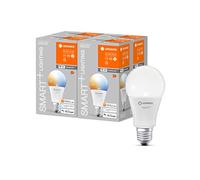 LEDVANCE Lampada LED intelligente con tecnologia WiFi, attacco E27, dimmerabile, colore della luce variabile (2700-6500K), sostituisce le lampade a incandescenza con 60W,SMART+ Classic,confezione da 4
