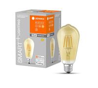 LEDVANCE Lampada LED intelligente con tecnologia WiFi, E27-base vetro dorato ,Bi