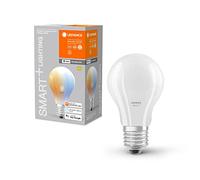 LEDVANCE Lampada LED intelligente con tecnologia WiFi, E27-base vetro opaco ,Colore della luce modificabile (2700K-6500K), 806 Lumen, sostituzione delle lampade 60W, , 1-Confezione