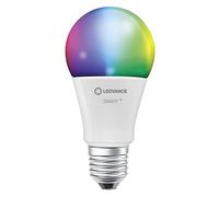 LEDVANCE Lampada LED intelligente, WiFi, attacco E27, dimmerabile, colore della luce modificabile (2700-6500K), colori RGB modificabili, SMART+, confezione da 1, (la confezione può variare)