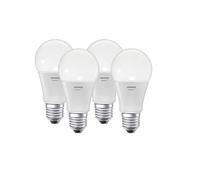 Ledvance Lampada Led Smart+ con Tecnologia Bluetooth, Base E27, Colore della Luce Variabile, 2000-6500K, Colori Rgb Modificabili, Sostituisce Lampadine da 60 W, Confezione da 4