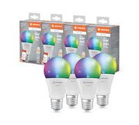 Ledvance Lampada Led Smart+ Matter, Smerigliata, 9W, 806Lm, Forma a Goccia E27, Luce Colorata e Luce Bianca, Compatibile con Google, Alexa, Apple, App o Controllo Vocale,20.000 Ore,Conf. Da 4