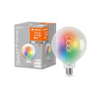 LEDVANCE SMART+ WIFI LED-Lampe, Weißglas, 4,8W, 470lm, Kugel-Form mit 125mm Durc [EEK: F]